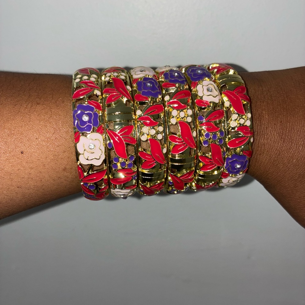 Flower Bangles , Please Read - Picture 8 of 10